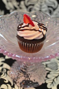 Chocolate Strawberry Cupcakes