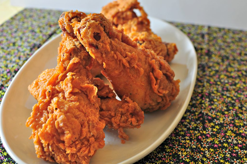 This Extra Crispy Spicy Fried Chicken is moist and tender from a buttermilk soak and extra crispy from a double batter. You won't believe the crunch.