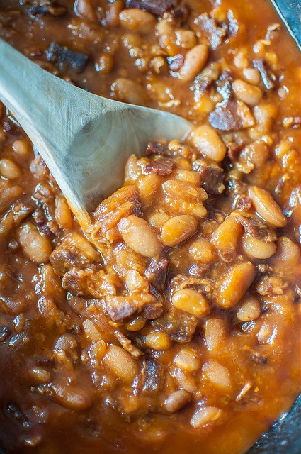 These slightly sweet, smokey Maple Chipotle Baked Beans are perfect for barbecues and picnics and potlucks all summer long and into fall.