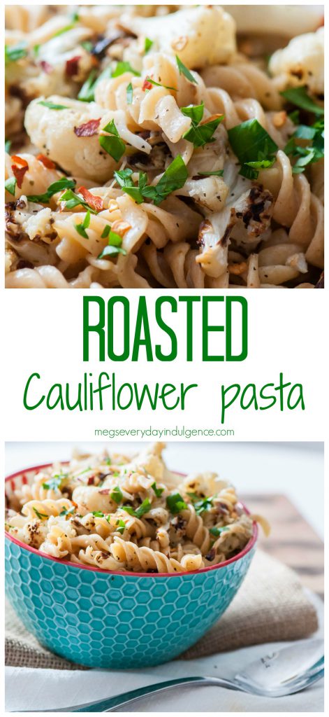 Roasted Cauliflower Pasta