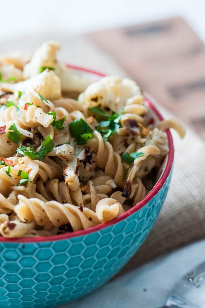 Roasted Cauliflower Pasta