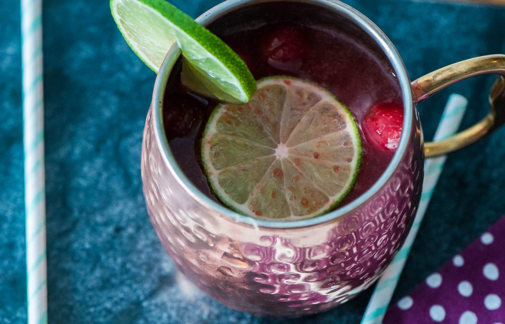 Cherry Moscow Mules