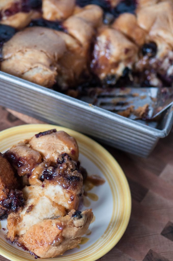 Peanut Butter and Jelly Biscuit Bake