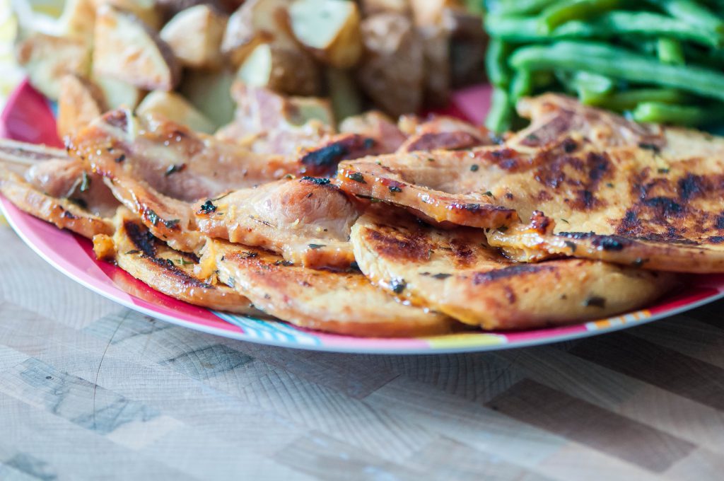 Herbed Honey Mustard Pork Chops