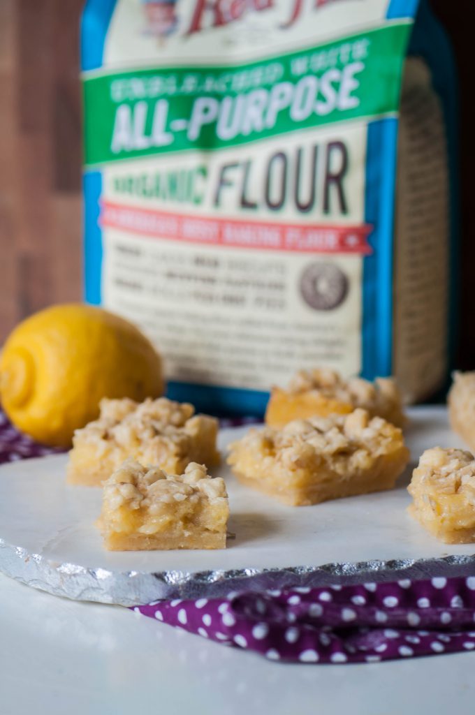 Lemon Curd Shortbread Crumble Bars