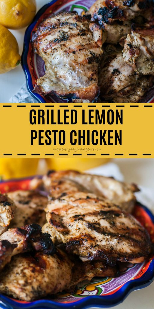 Grilled Lemon Pesto Chicken