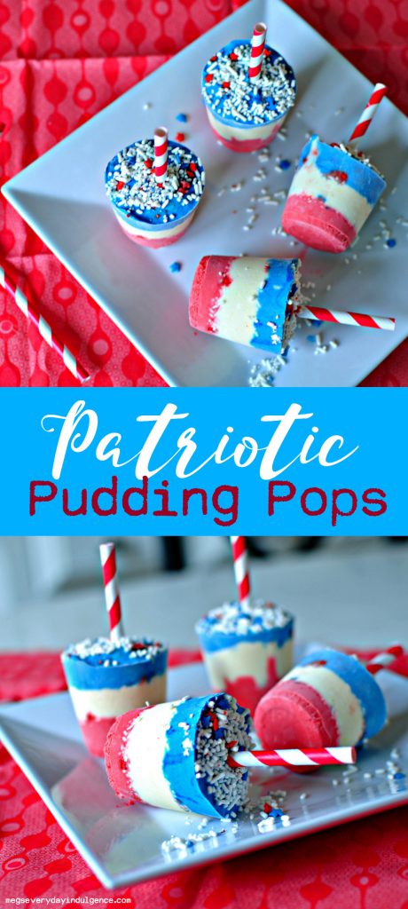 Patriotic Pudding Pops