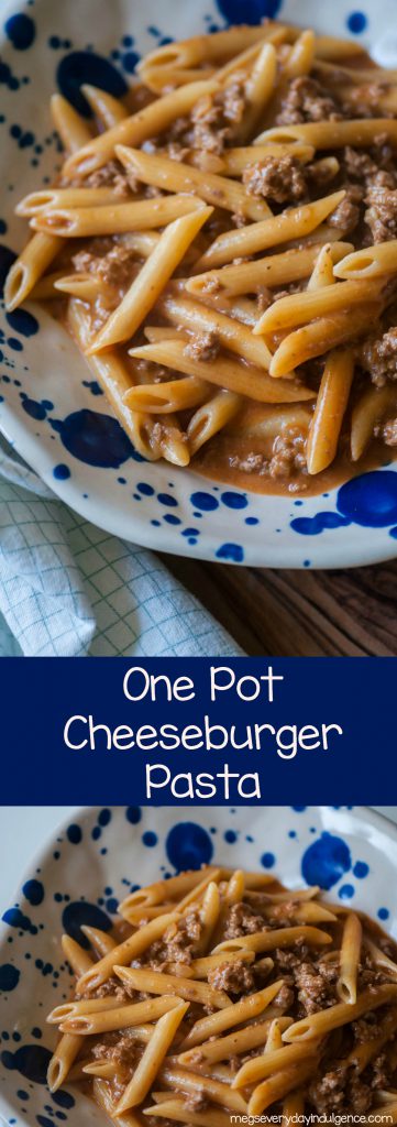 One Pot Cheeseburger Pasta