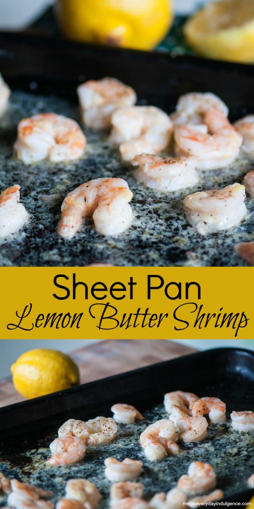 Sheet Pan Lemon Butter Shrimp