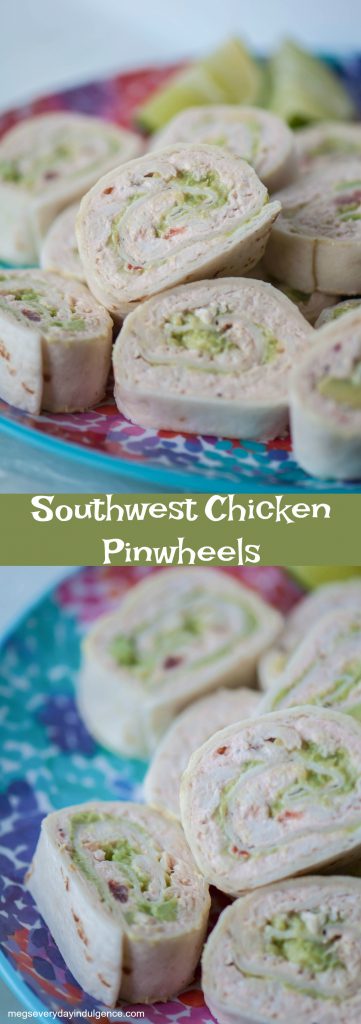 Southwest Chicken Pinwheels