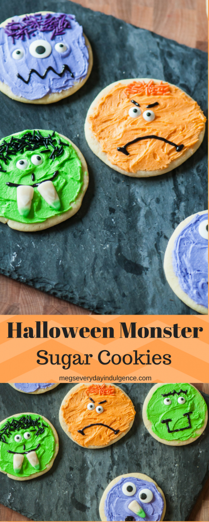 Halloween Monster Sugar Cookies