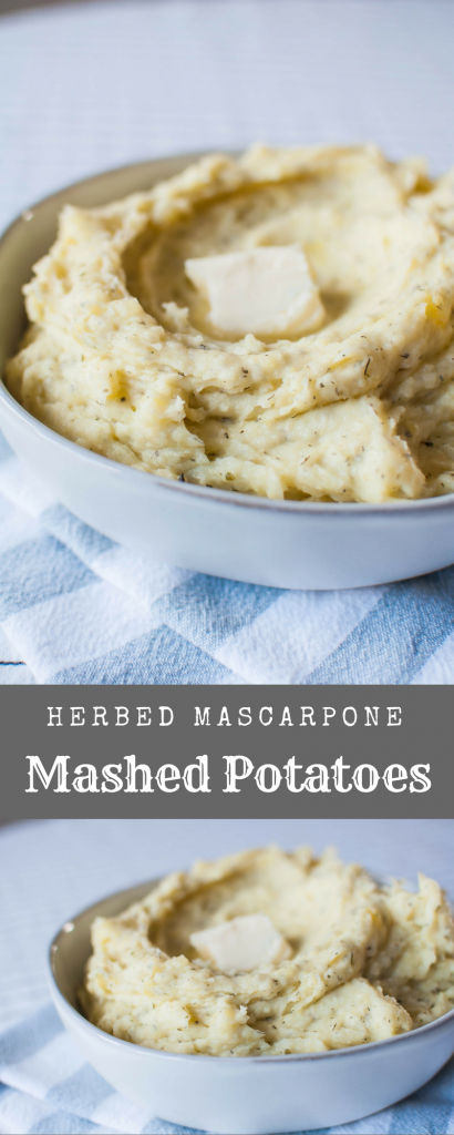 Herbed Mascarpone Mashed Potatoes
