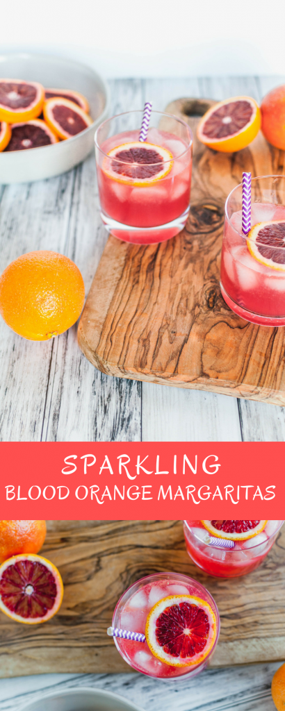  Sparkling Blood Orange Margaritas