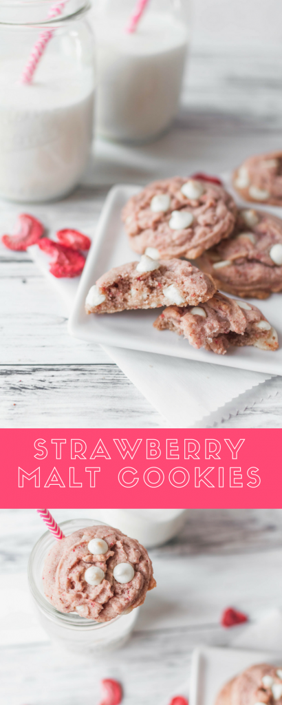 Strawberry Malt Cookies