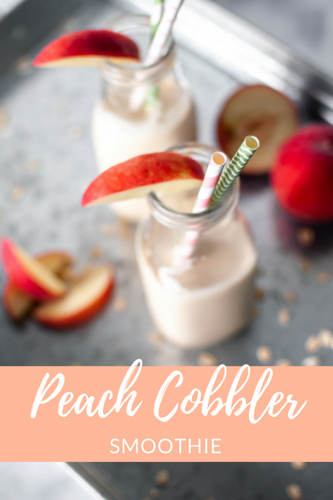 Peach Cobbler Smoothie