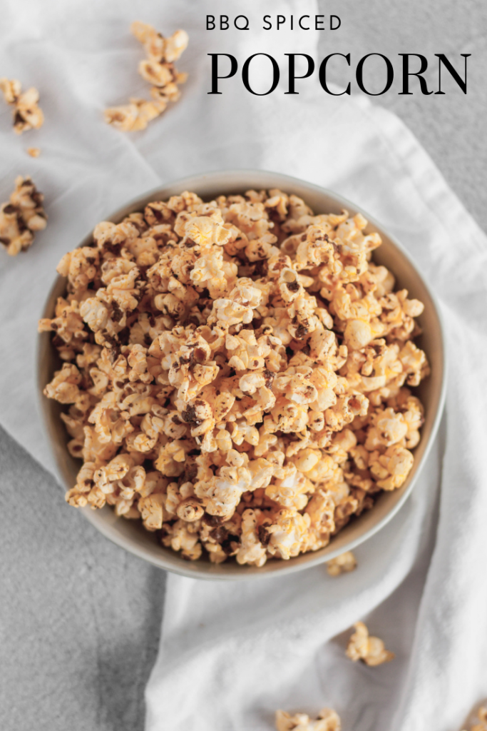 BBQ Spiced Popcorn is sweet and spicy and utterly addicting. Great for game day, parties or gifting your friends and neighbors.