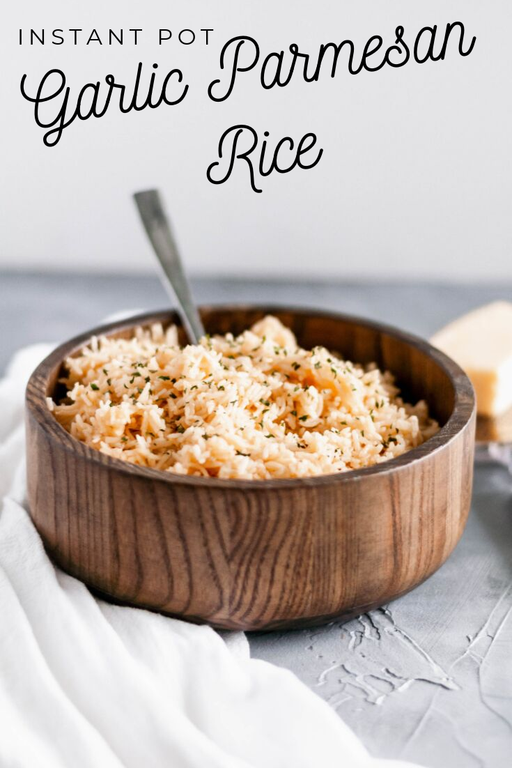 Looking for a quick and simple side dish? This Garlic Parmesan Rice only requires a handful of ingredients and comes together super easily.