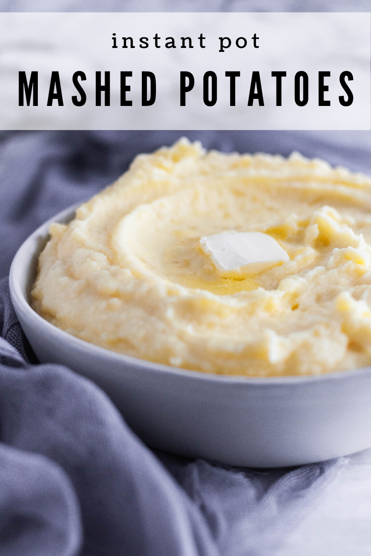 Save space on your stove top with these Instant Pot Mashed Potatoes for your next holiday dinner. Just as creamy and delicious as ever. Perfect for Thanksgiving dinner.