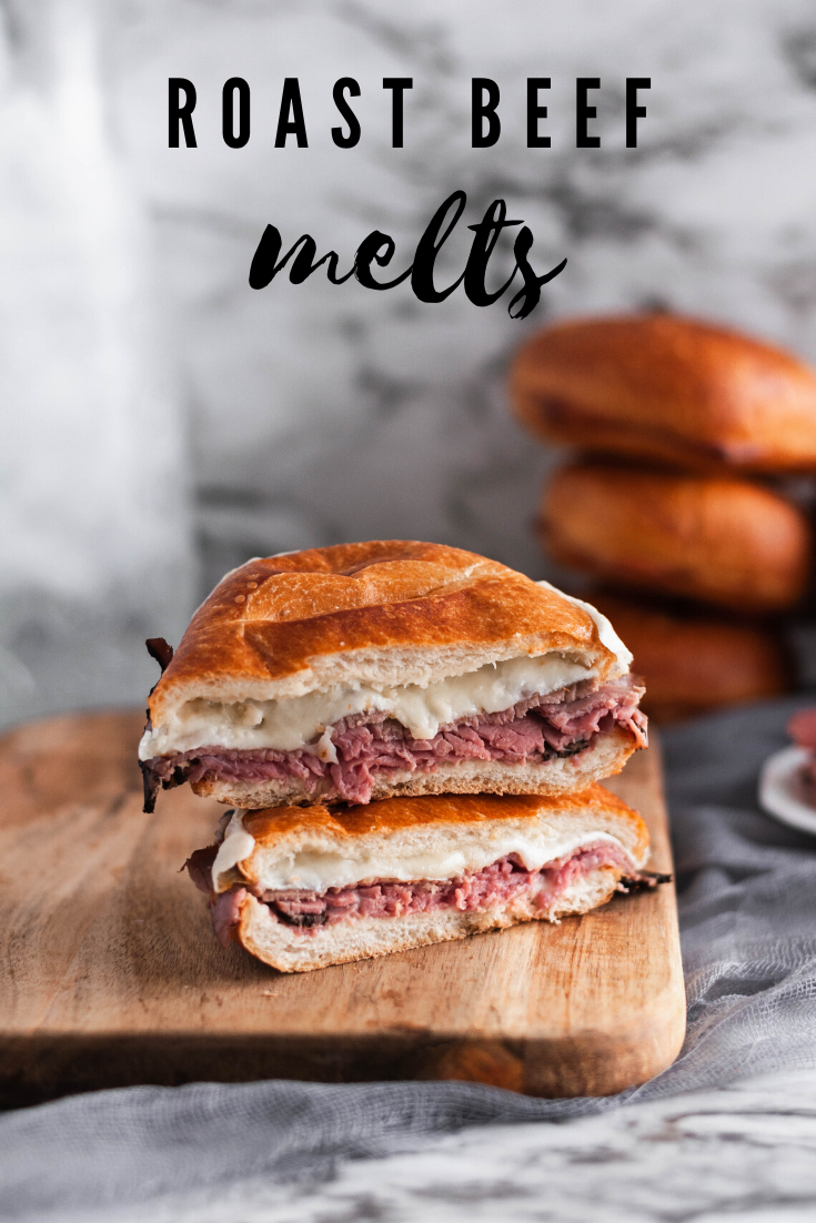 Meet your new favorite 15 minute meal, the Roast Beef Melt. Deli roast beef, melted provolone and horseradish sauce all on a crusty roll and toasted to perfection under the broiler.