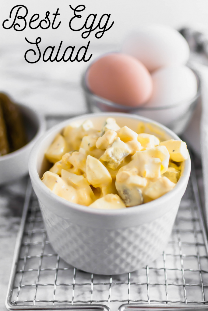 This is the Best Egg Salad around. Simple to make with pantry and refrigerator staples. Pickles replace the celery for a bright crunch.