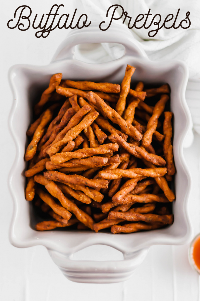 Snacks make everything better. Especially when they are spicy Buffalo Pretzels. They are easy to make and will have you addicted from the start.