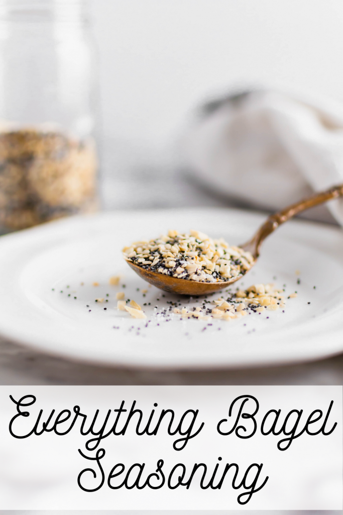 Skip the store-bought and make your own everything bagel seasoning at home. It's simple to make with just a handful of spices. Delicious on chicken, beef, pork, veggies, eggs and more.