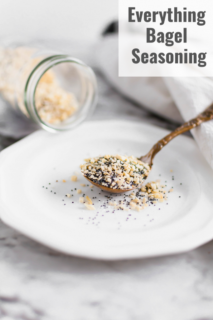 Skip the store-bought and make your own everything bagel seasoning at home. It's simple to make with just a handful of spices. Delicious on chicken, beef, pork, veggies, eggs and more.