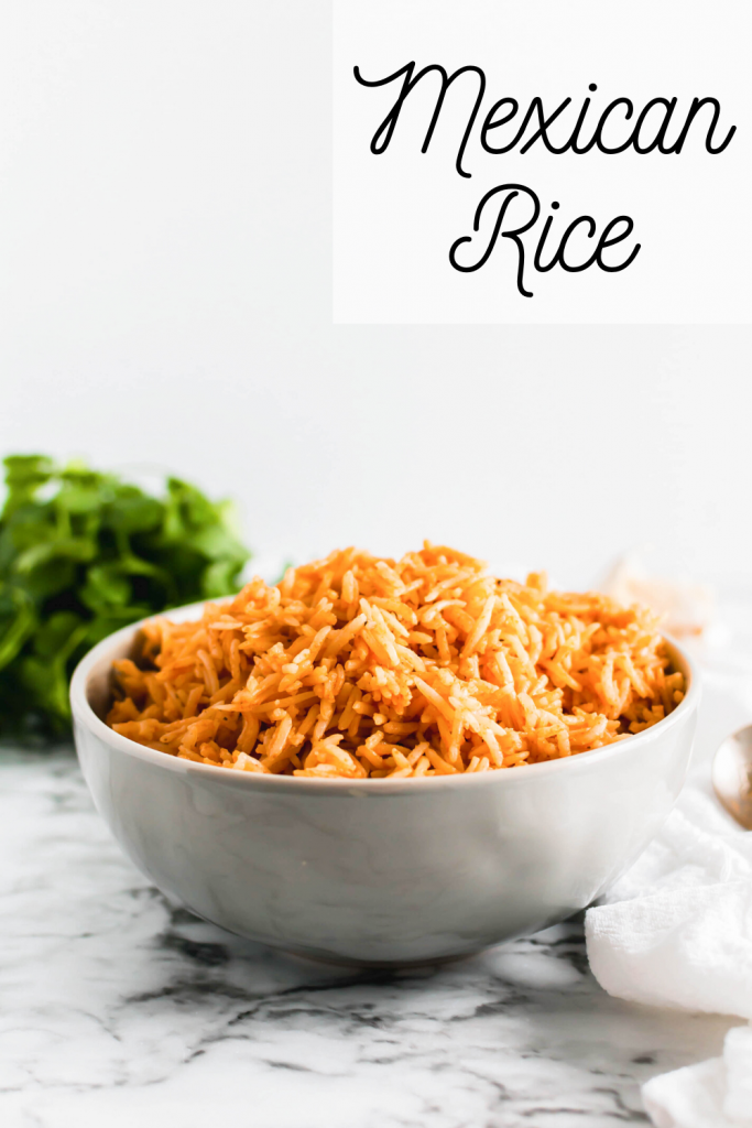 Make the best restaurant style Mexican Rice at home with just a few simple ingredients. It seriously tastes just like the real deal.