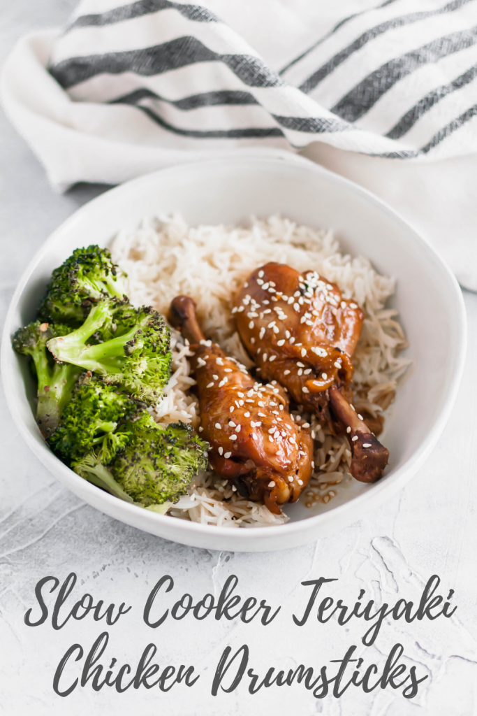 These Slow Cooker Teriyaki Drumsicks are the perfect meal when you're short on ingredients and the desire to cook. You're going to love this one.
