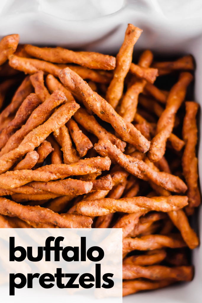 Snacks make everything better. Especially when they are spicy Buffalo Pretzels. They are easy to make and will have you addicted from the start.