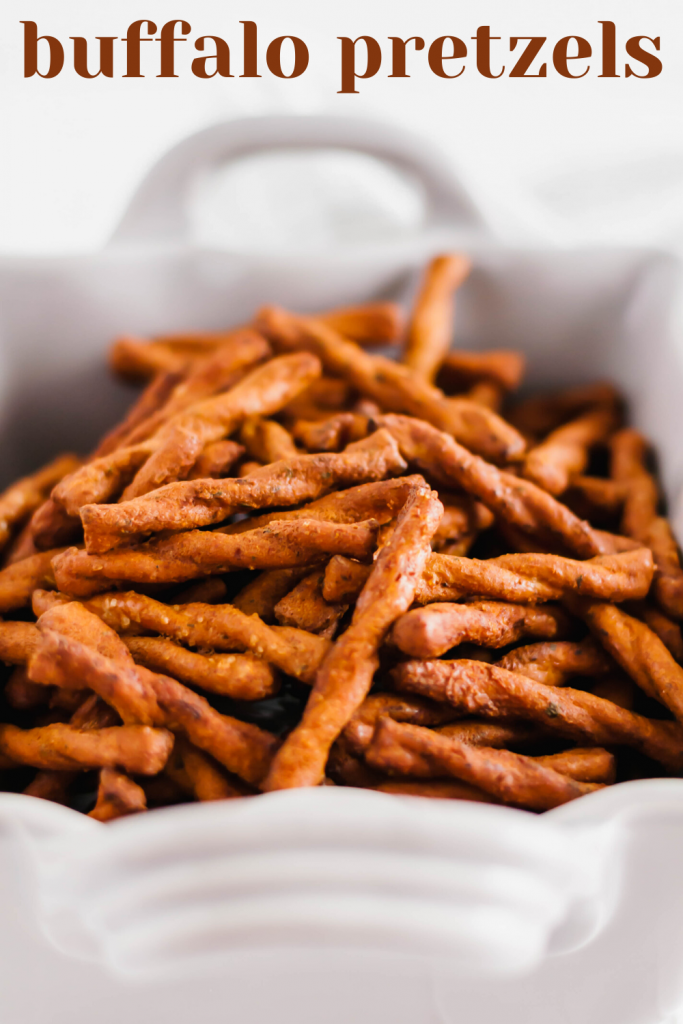 Snacks make everything better. Especially when they are spicy Buffalo Pretzels. They are easy to make and will have you addicted from the start.