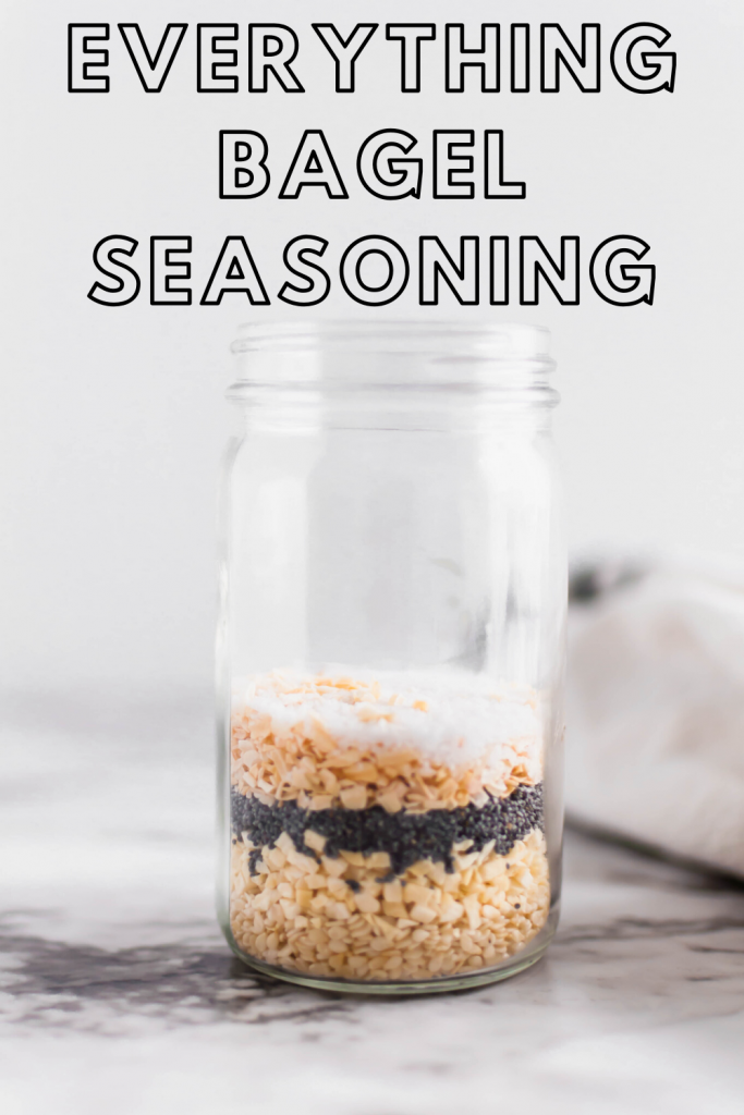 Skip the store-bought and make your own everything bagel seasoning at home. It's simple to make with just a handful of spices. Delicious on chicken, beef, pork, veggies, eggs and more.