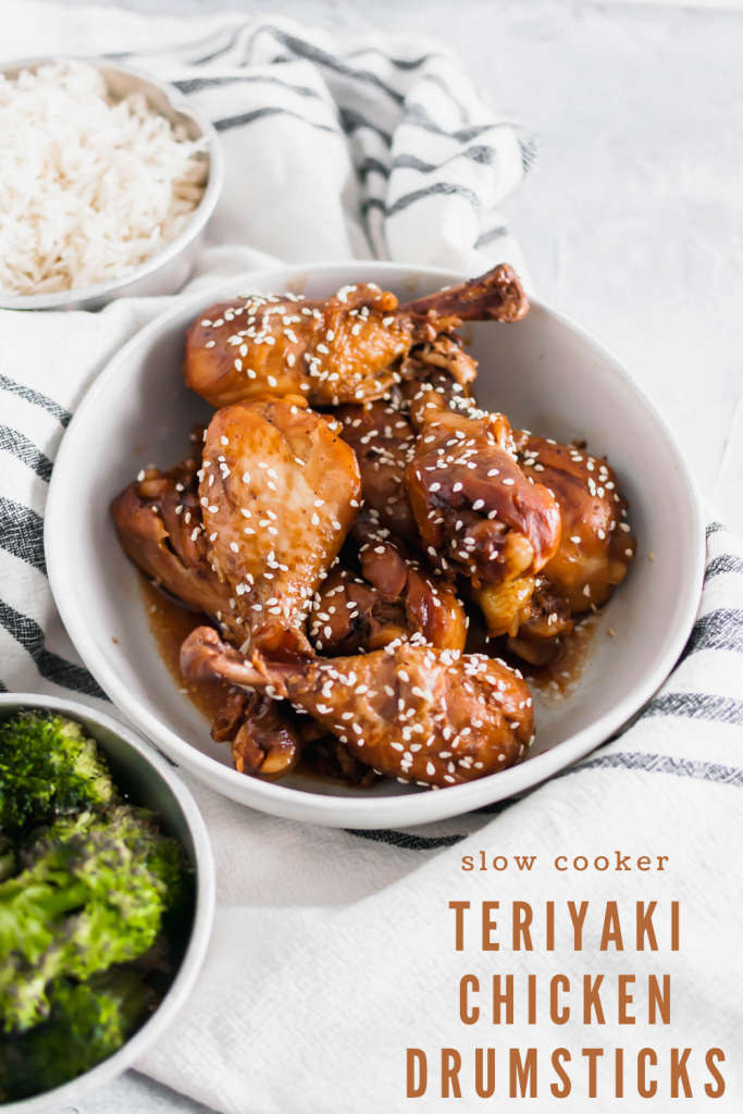 These Slow Cooker Teriyaki Drumsicks are the perfect meal when you're short on ingredients and the desire to cook. You're going to love this one.