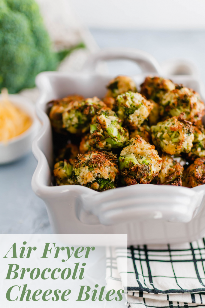 These Air Fryer Broccoli Cheese Bites are perfect for Christmas or New Years Eve appetizers. Simple to make, healthy and delicious.