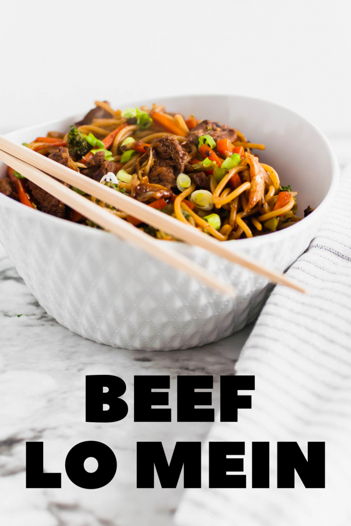 Making your own Beef Lo Mein at home is easier than you may think. A few classic Asian ingredients from the grocery store will result in better than takeout in just minutes at home.