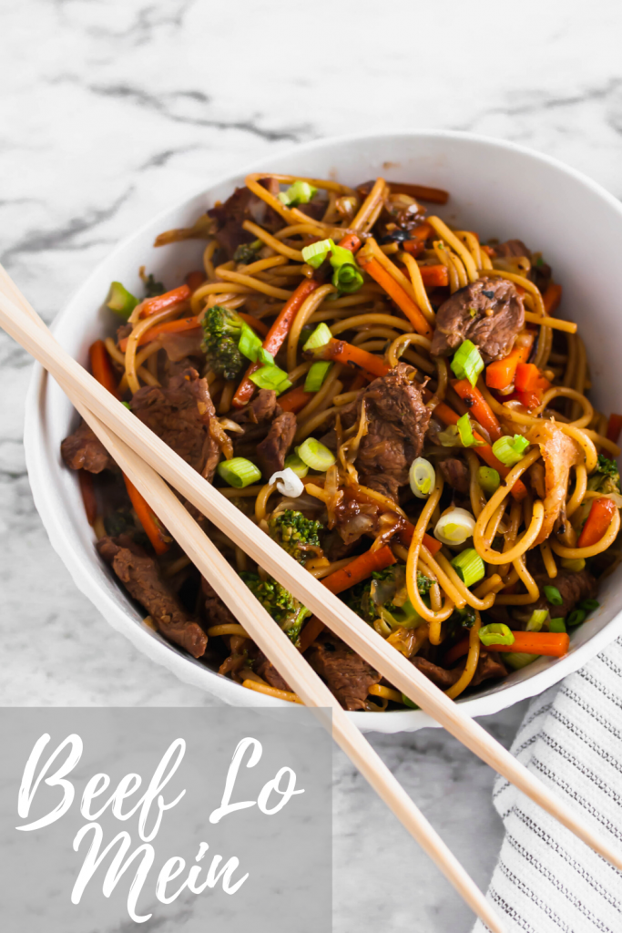Making your own Beef Lo Mein at home is easier than you may think. A few classic Asian ingredients from the grocery store will result in better than takeout in just minutes at home.