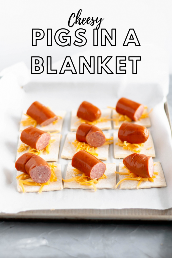 It’s almost football season and that means it’s time for all the football food and appetizer. Start the game day with these Cheesy Pigs in a Blanket.