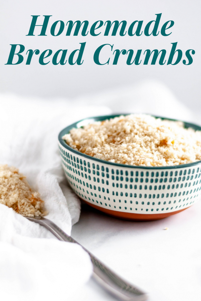 Don't throw away that stale bread in your cabinet. Instead, use it to make Homemade Bread Crumbs. They are super simple to make and can be used in all your favorite recipes.