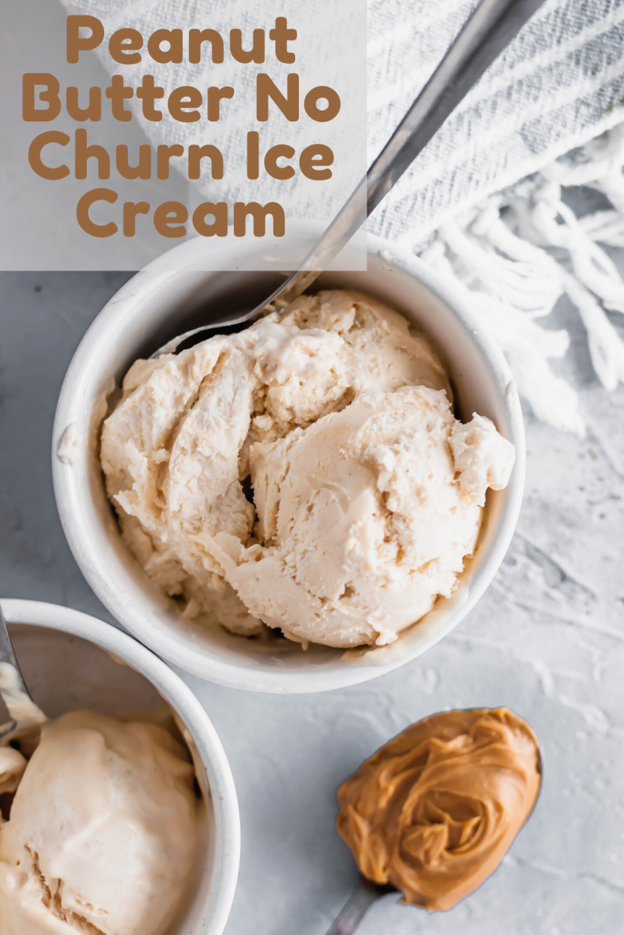 No ice cream maker? No problem! You can make this easy, incredibly rich Peanut Butter No Churn Ice Cream by hand with just 4 ingredients.