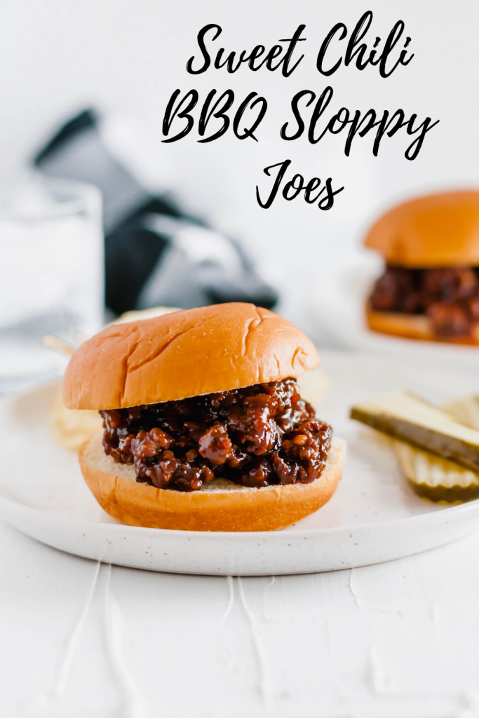 Sweet Chili BBQ Sloppy Joes are the perfect easy dinner any night of the week. They are packed full of flavor and done in 30 minutes.