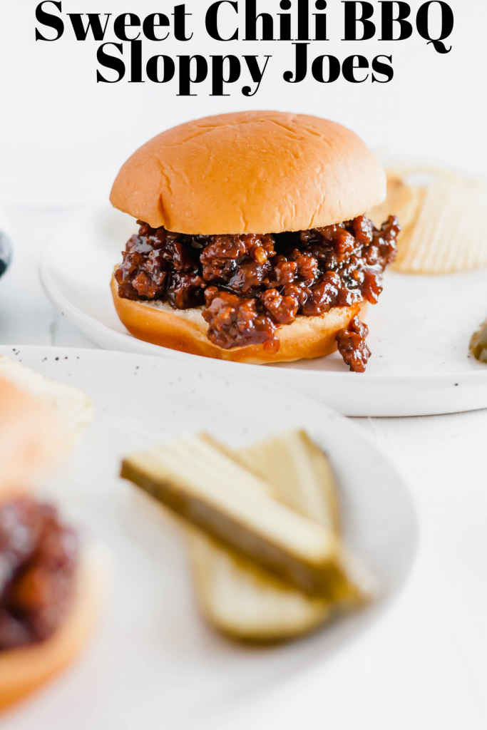 Sweet Chili BBQ Sloppy Joes are the perfect easy dinner any night of the week. They are packed full of flavor and done in 30 minutes.