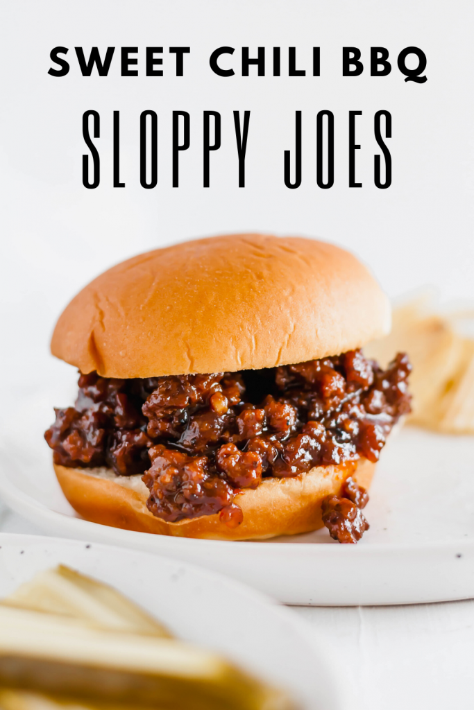 Sweet Chili BBQ Sloppy Joes are the perfect easy dinner any night of the week. They are packed full of flavor and done in 30 minutes.