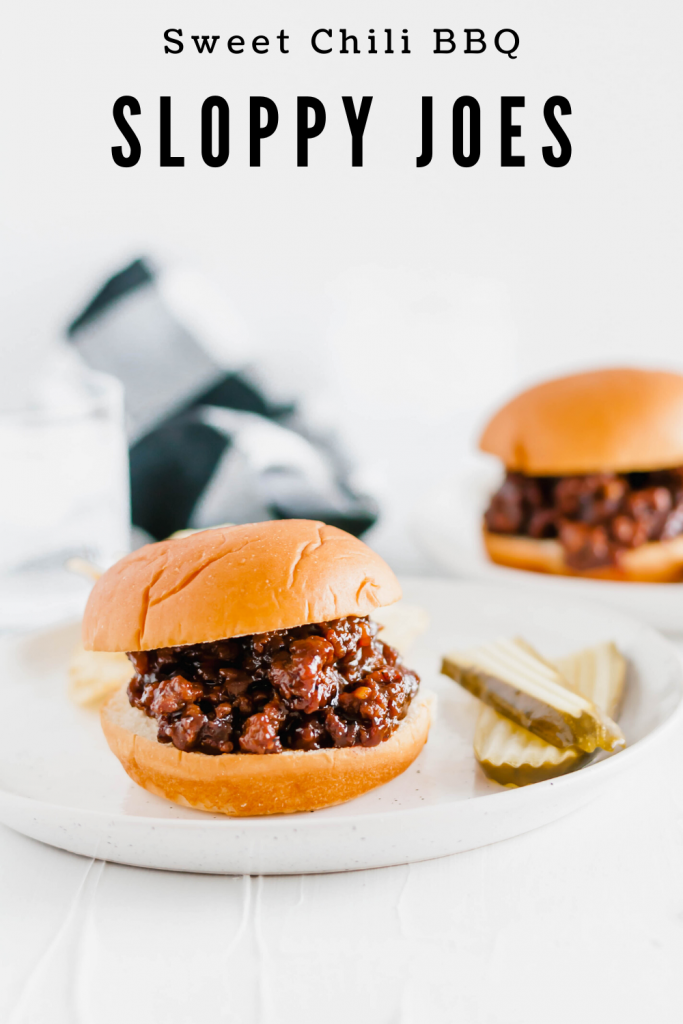 Sweet Chili BBQ Sloppy Joes are the perfect easy dinner any night of the week. They are packed full of flavor and done in 30 minutes.