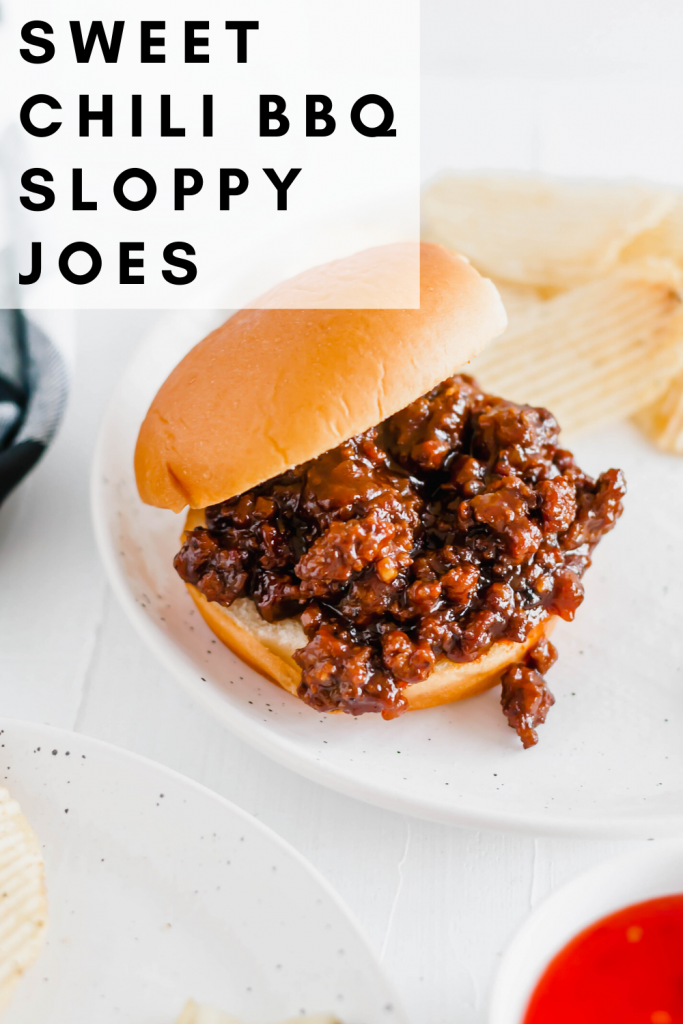 Sweet Chili BBQ Sloppy Joes are the perfect easy dinner any night of the week. They are packed full of flavor and done in 30 minutes.