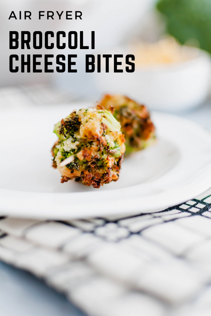 These Air Fryer Broccoli Cheese Bites are perfect for Christmas or New Years Eve appetizers. Simple to make, healthy and delicious.