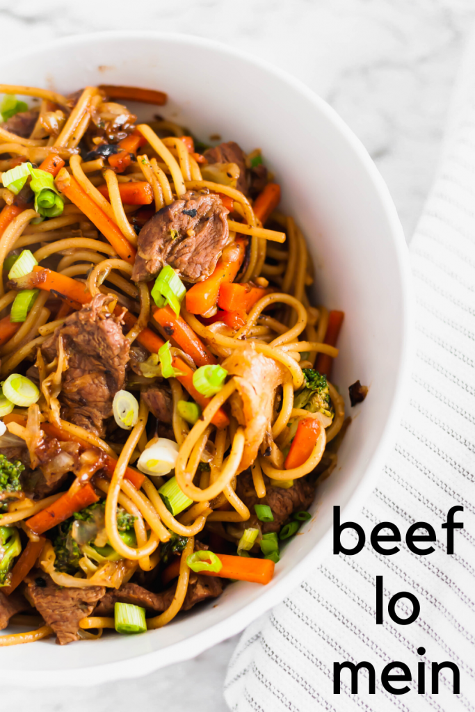 Making your own Beef Lo Mein at home is easier than you may think. A few classic Asian ingredients from the grocery store will result in better than takeout in just minutes at home.