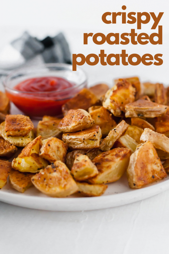 Get ready for the best potatoes around. These Crispy Roasted Potatoes are super easy to make and have the crunchiest exterior.