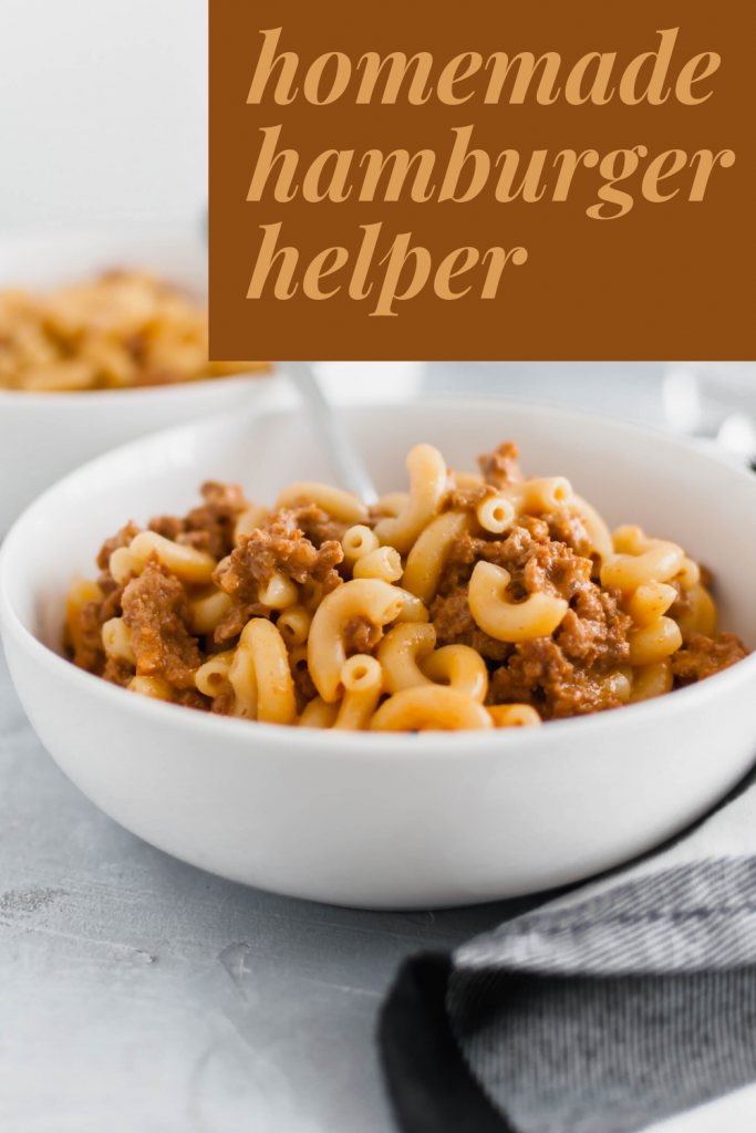 With just a few simple ingredients you can have Homemade Hamburger Helper. It's done in less than 30 minutes, making it the perfect weeknight meal.