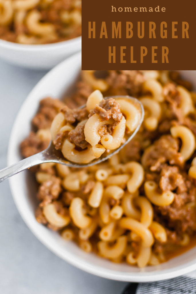 With just a few simple ingredients you can have Homemade Hamburger Helper. It's done in less than 30 minutes, making it the perfect weeknight meal.