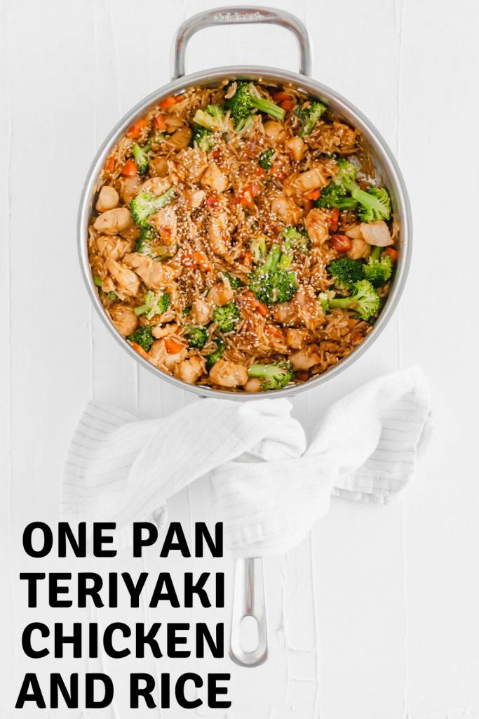 Need another simple, flavorful 30 minute meal to add to your go-to list? This One Pan Teriyaki Chicken and Rice is packed full of flavor and so easy to make.